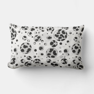 Dalmatian Polka Dot Black and White Kussen