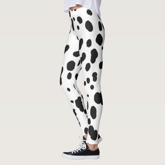 Dalmatian print dog mom dad skin pattern cute leggings (Links)