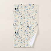 Dalmatian Puppy Floral Bath Towels Bad Handdoek (Handdoek)