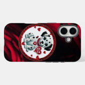 Dalmatian Puppy iPhone 16 Coque - Be Mine Valentin (Verso (horizontal))