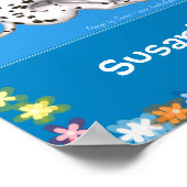 Dalmatian Puppy Kinder Room Persoonlijk Poster (Hoek)