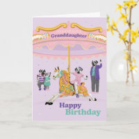 Dalmatian Riding Carousel kleindochter Birthday C