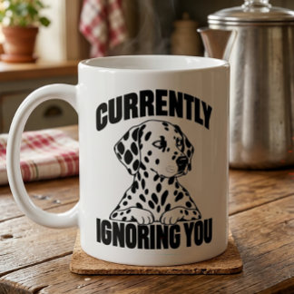 Dalmatian Sarcasme Introvert Hondenliefhebber Gesc Koffiemok