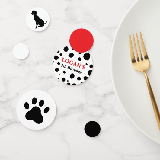 Dalmatian Spots Birthday Confetti (Groep)