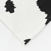 Dalmatian Spots Pattern Dog Dalmation Spot Stippen Fleece Deken (Hoek)