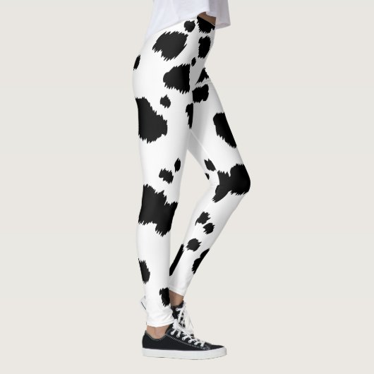 Dalmatian Spots Pattern Dog Dalmation Spot Stippen Leggings (Rechts)