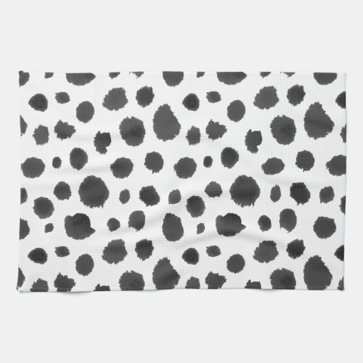 Dalmatian Spots Pattern Theedoek (Horizontaal)