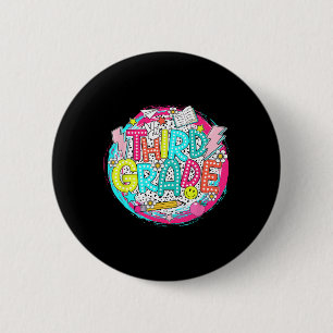 Dalmatian Stippen Droom 3e Team Derde Klas Leraar Ronde Button 5,7 Cm
