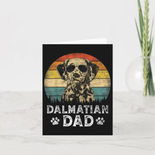 Dalmatian Vader Hondenliefhebbers Vaderdag T-shirt Kaart