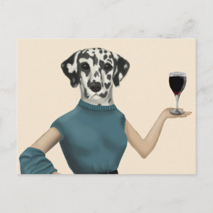 Dalmatian Wine Snob Briefkaart