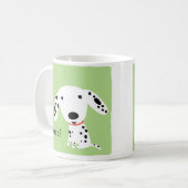 Dalmatian Wof | Puppy Dog van de luifel Koffiemok (Voorkant links)