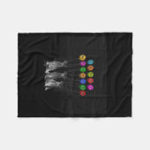 Dalmatians Wishing Happy New Year 2016 T Shirt_1 Fleece Deken (Voorkant (Horizontaal))