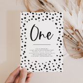 Dalmatie 1er anniversaire Invitation