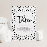 Dalmatie 3e anniversaire Invitation