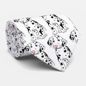 Dalmatie Chien Chien Chien Novelty Cravate (Roulé)