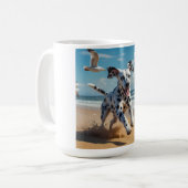 Dalmatie Elégante Mug Café (Devant gauche)
