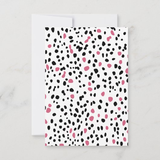 Dalmatie personnalisée Cartes pour notes d'impress (Dos)