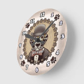Dalmatie portant des lunettes Horloge (Angle)