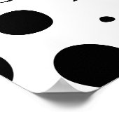 Dalmatie Spots Anniversaire Affiche de bienvenue (Coin)