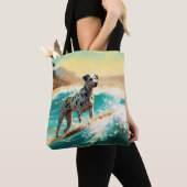 Dalmatie Strand Surfen Schilderij Draagtas (Dichtbij)