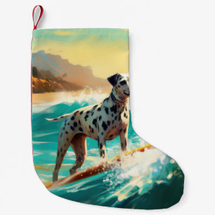 Dalmatie Strand Surfen Schilderij Kleine Kerstsok