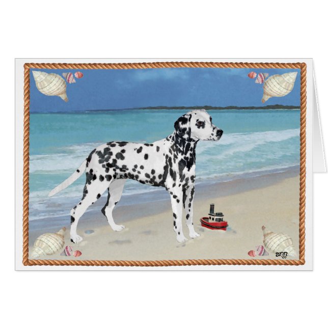 Dalmatien au bord de la mer (Devant horizontal)