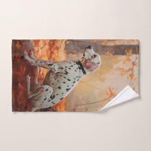 Dalmatien en automne Feuilles automne Inspirer (Serviette à main)