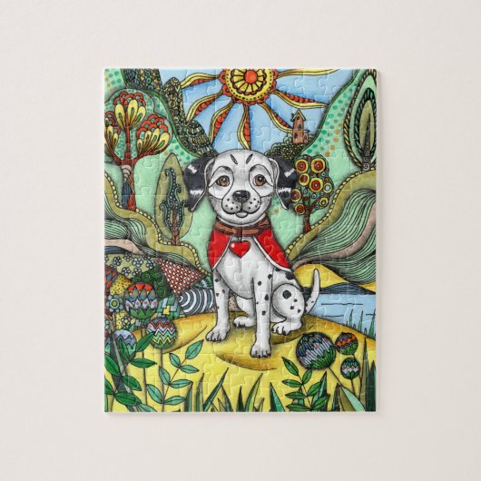 Dalmatien Fantaisiste Puzzle d'Automne (Vertical)