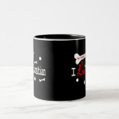 Dalmatien (I Love) Mug (Centre)