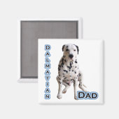 Dalmatien Papa 4 - Aimant (Recto/Verso)