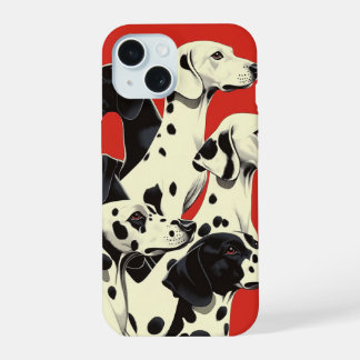 Dalmatiens en formation | Art de chien gras