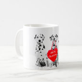 Dalmatiens : Souhaitez-vous une jolie tasse de Noë (Devant gauche)