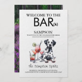 Dalmatiër Bar Menu (Voorkant / Achterkant)