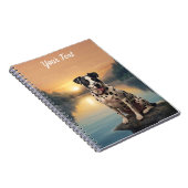 Dalmatiër bij het meer notitieboek (Rechterzijde)