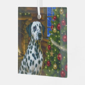 Dalmatiër glas ornament (Voorkant links)