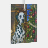 Dalmatiër glas ornament (Voorkant Rechts)