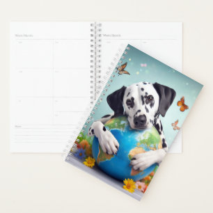 Dalmatiër het gevlekte leven planner