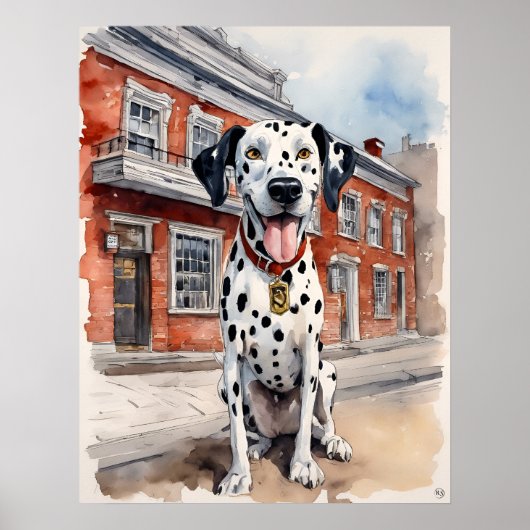 Dalmatiër - Hond Art Print (Voorkant)