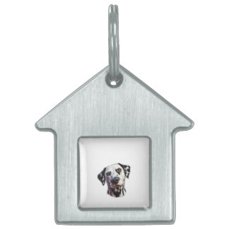 Dalmatiër hond Maak je eigen tekst Huisdieren Naamplaatje