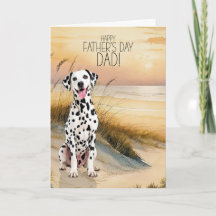 Dalmatiër hond zonsondergang strand Vaderdag