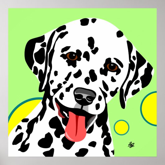 Dalmatiër hondenras poster (Voorkant)