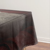 Dalmatiër met Kerstman Feestelijke Kerstmis Tafelkleed (Voorbeeld)