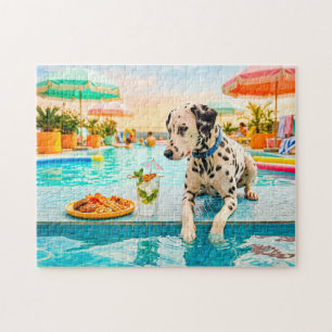 Dalmatiër met snack legpuzzel