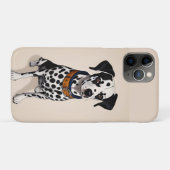 Dalmatiër met zwarte vlekken en halsband Case-Mate iPhone case (Achterkant (horizontaal))