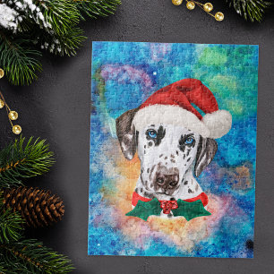 Dalmatiër ras hond kerst legpuzzel