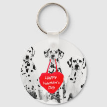 Dalmatiërs Hondenhart Gelukkige Valentijnsdag