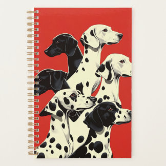 Dalmatiërs in formatie Afdrukken | Bold Dog Art Planner