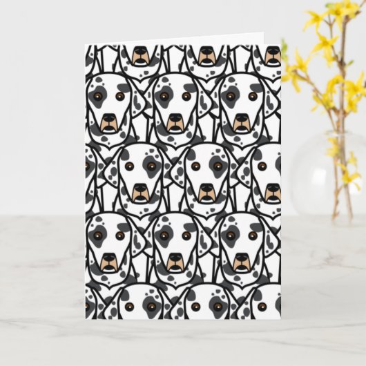 Dalmatiërs Kaart (Gele Bloem)