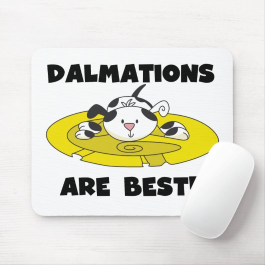 Dalmaties zijn de beste mousepad muismat (Met muis)