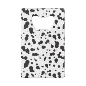 Dalmatine Stippen Patroon Kredietkaart Flessenopener (Achterkant)